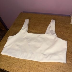 Girlfriend Collective Sports Bra White